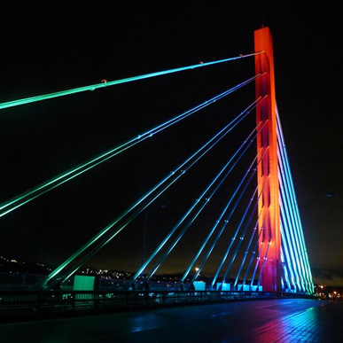 海中道路ライトアップ